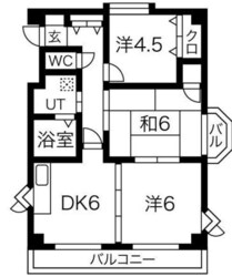 英賀保駅 徒歩10分 3階の物件間取画像